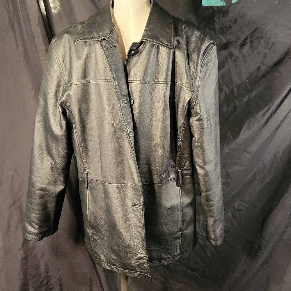 Timothy Daniels‎ Leather Jacket Coat Men's 2XL XXL